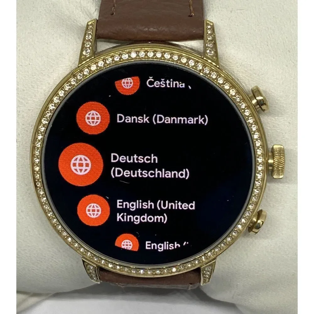 Fossil Gen 4 Authentic Digital Dial Smart Watch Custom Band FTW6012 DC505